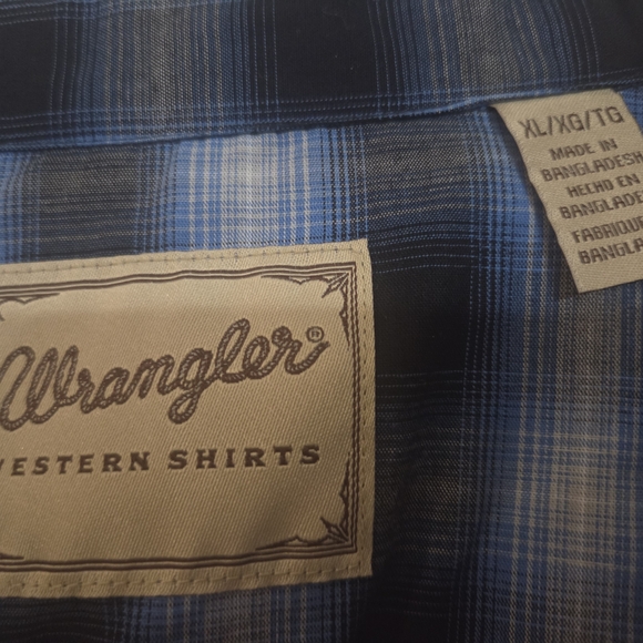 Vintage Wrangler Western "pearl snap" snap-up shirt - Picture 8 of 8